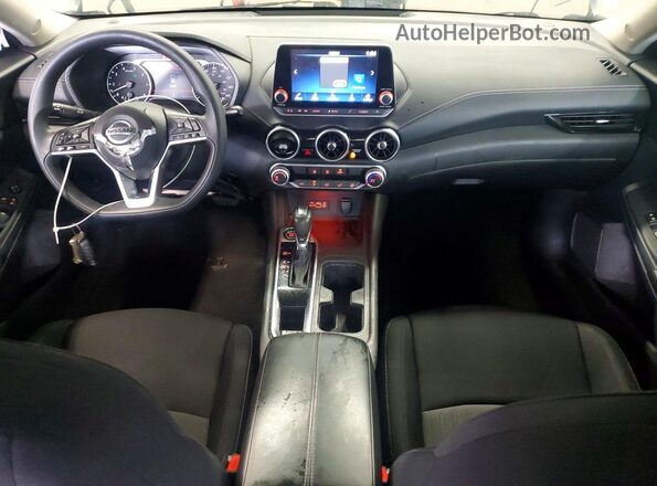 3N1AB8CVXPY279979 2023 NISSAN SENTRA Silver Вид панелі приладів