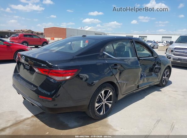 3N1AB8CVXPY313659 2023 NISSAN SENTRA Черный Задняя правая четверть