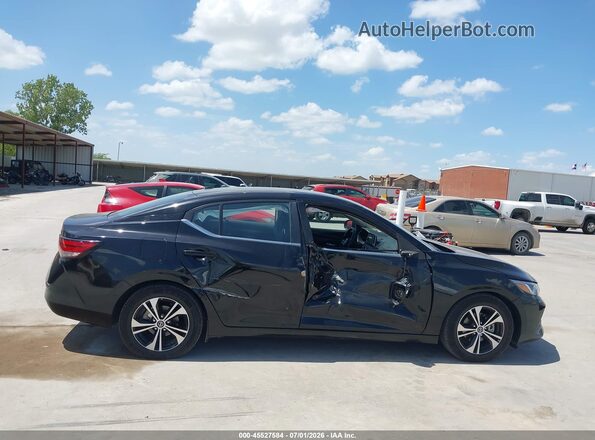 3N1AB8CVXPY313659 2023 NISSAN SENTRA Черный Вид задней части салона