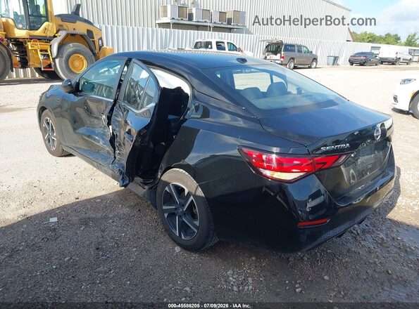 3N1AB8CVXRY316077 2024 NISSAN SENTRA Black Trasero izquierdo