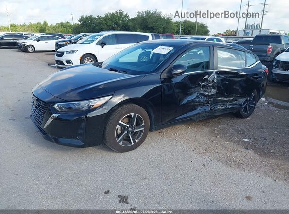 3N1AB8CVXRY316077 2024 NISSAN SENTRA Black Vista tres cuartos delantera izquierda