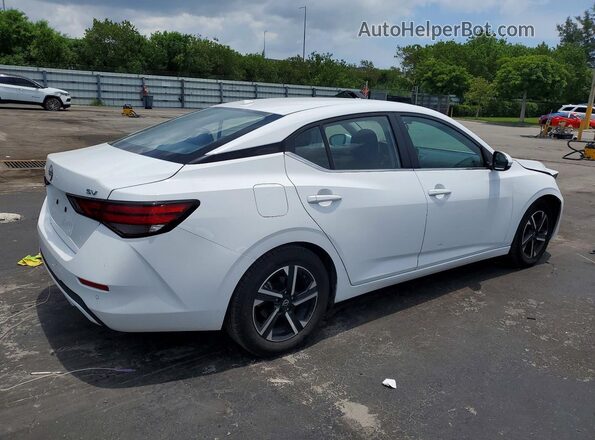 3N1AB8CVXRY335390 2024 NISSAN SENTRA White Задня права чверть