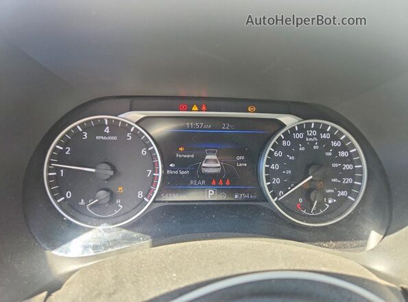 3N1AB8CVXRY348804 2024 NISSAN SENTRA Белый Вид щитка приборов
