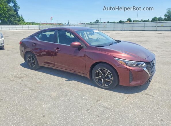 3N1AB8CVXSY261295 2025 NISSAN SENTRA Maroon Передня права чверть