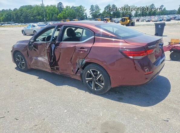 3N1AB8CVXSY261295 2025 NISSAN SENTRA Maroon Задня ліва чверть