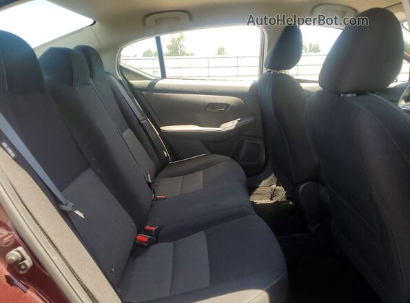 3N1AB8CVXSY261295 2025 NISSAN SENTRA Maroon Вид задніх сидінь