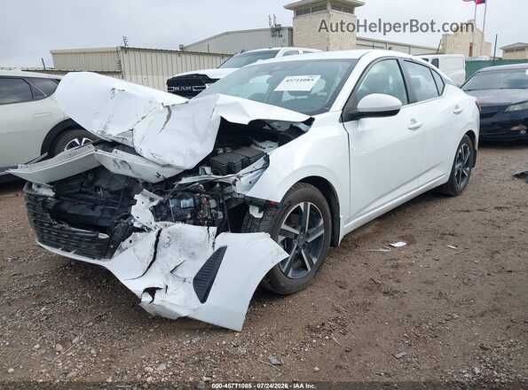 3N1AB8CVXSY279960 2025 NISSAN SENTRA White Vista tres cuartos delantera izquierda