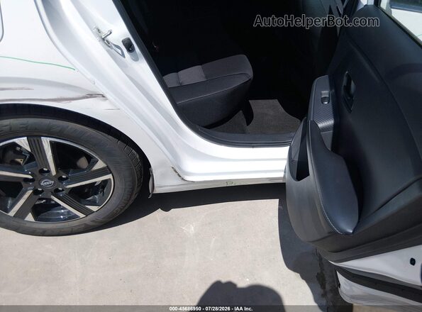 3N1AB8CVXSY282132 2025 NISSAN SENTRA White Vista de la etiqueta del VIN