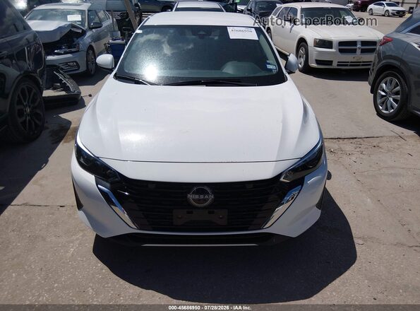 3N1AB8CVXSY282132 2025 NISSAN SENTRA White Vista del cuadro de instrumentos