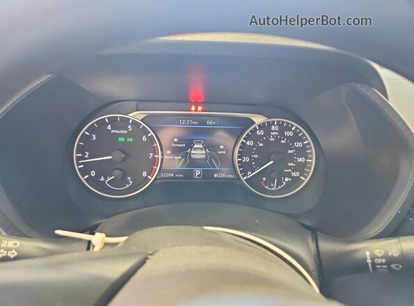 3N1AB8CVXSY304453 2025 NISSAN SENTRA White ხელსაწყოთა პანელის ხედი
