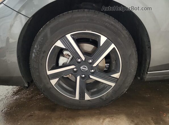 3N1AB8CVXSY305862 2025 NISSAN SENTRA Silver Widok naklejki z numerem VIN