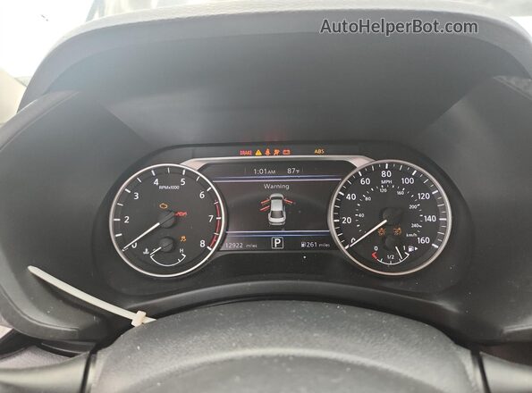 3N1AB8CVXSY328848 2025 NISSAN SENTRA Black Սարքավորումների վահանակի տեսք