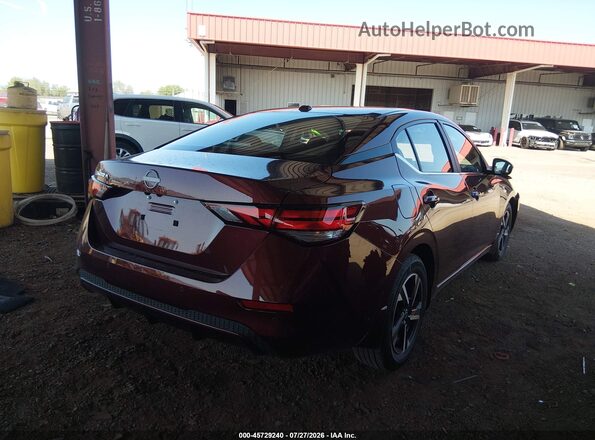 3N1AB8CVXSY334939 2025 NISSAN SENTRA Maroon Trasero derecho
