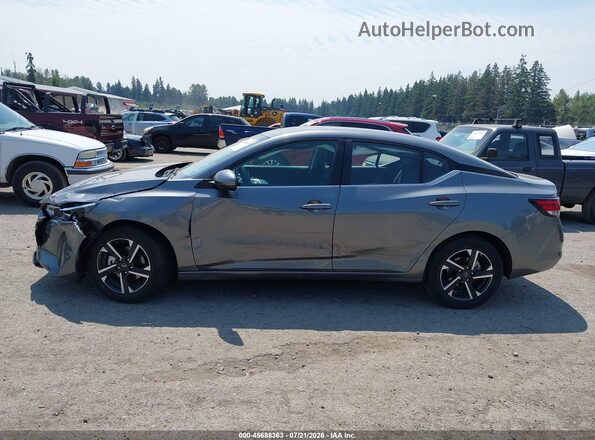 3N1AB8CVXSY357881 2025 NISSAN SENTRA Gray Սալոնի 360 աստիճան տեսք