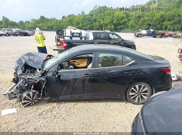 3N1AB8CVXSY370694 2025 NISSAN SENTRA Black Widok wnętrza z tyłu
