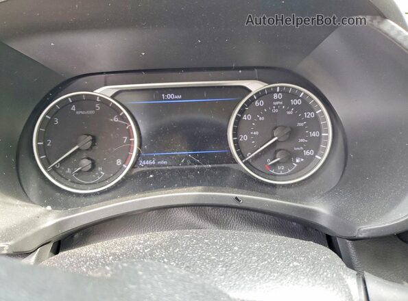 3N1AB8CVXSY393232 2025 NISSAN SENTRA White Instrument cluster view