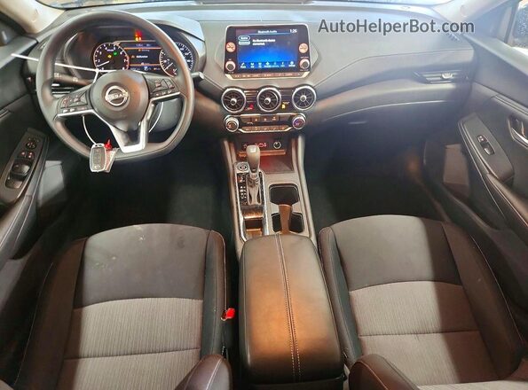 3N1AB8CVXSY399077 2025 NISSAN SENTRA Black Dashboard view