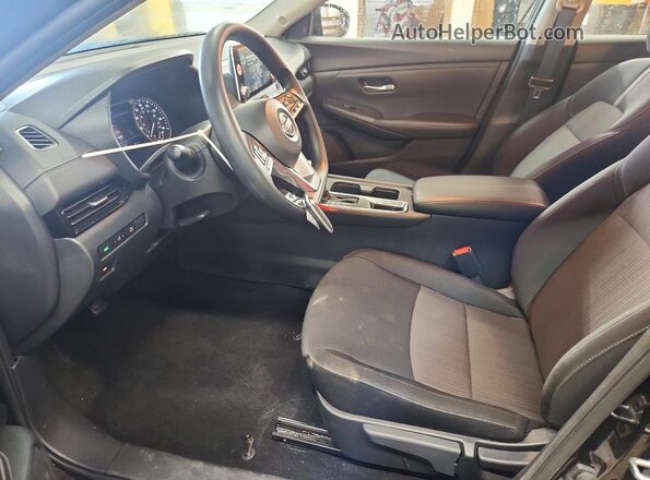 3N1AB8CVXSY399077 2025 NISSAN SENTRA Black Front interior view