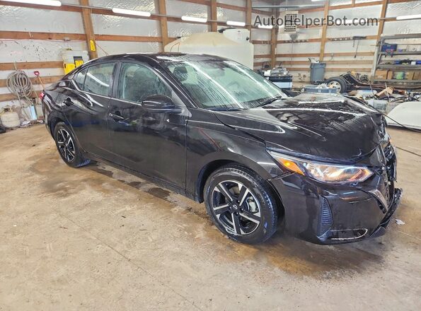 3N1AB8CVXSY399077 2025 NISSAN SENTRA Black Front right