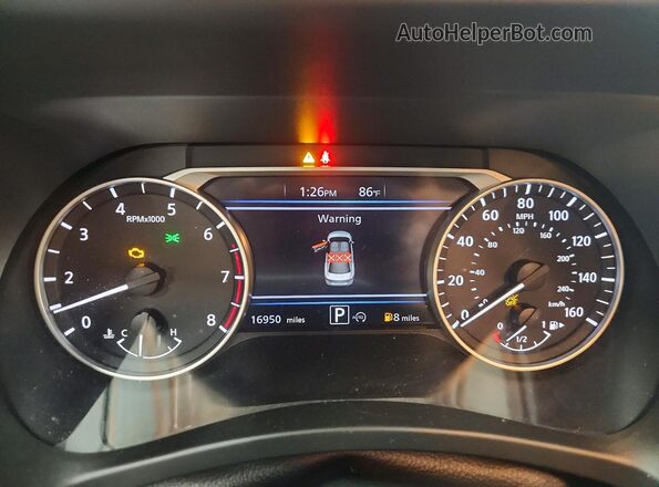 3N1AB8CVXSY399077 2025 NISSAN SENTRA Black Instrument cluster view