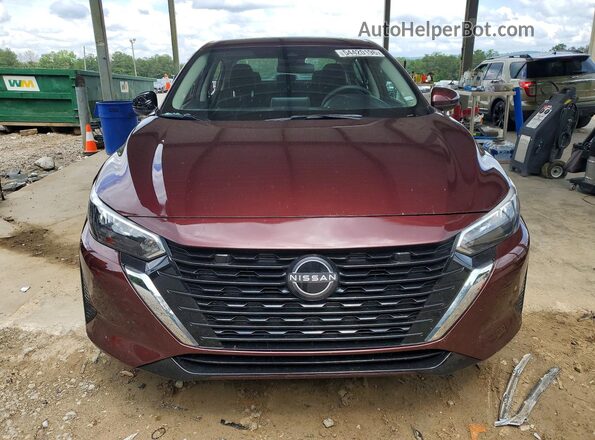 3N1AB8CVXSY402186 2025 NISSAN SENTRA Maroon Դիմացի տեսք
