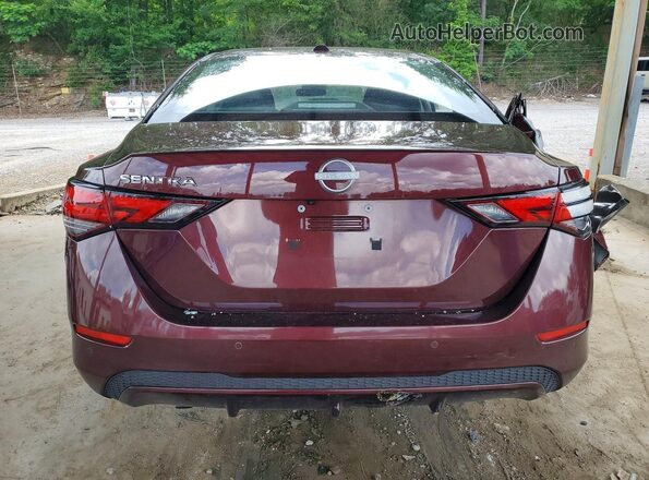 3N1AB8CVXSY402186 2025 NISSAN SENTRA Maroon Հետևի տեսք