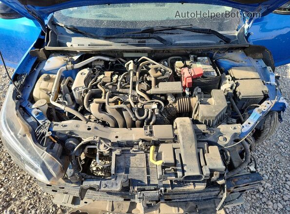 3N1AB8DV0MY243695 2021 NISSAN SENTRA Blue Widok wnętrza z tyłu