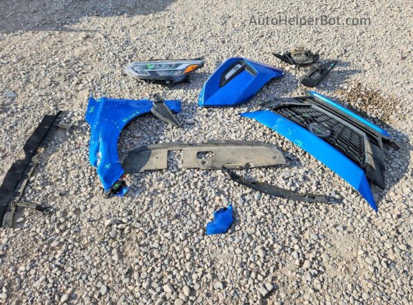 3N1AB8DV0MY243695 2021 NISSAN SENTRA Blue Widok komory silnika