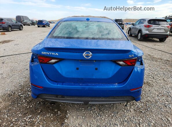 3N1AB8DV0MY243695 2021 NISSAN SENTRA Blue Widok z tyłu