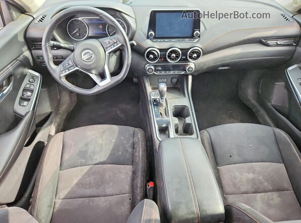 3N1AB8DV0MY243695 2021 NISSAN SENTRA Blue Widok deski rozdzielczej