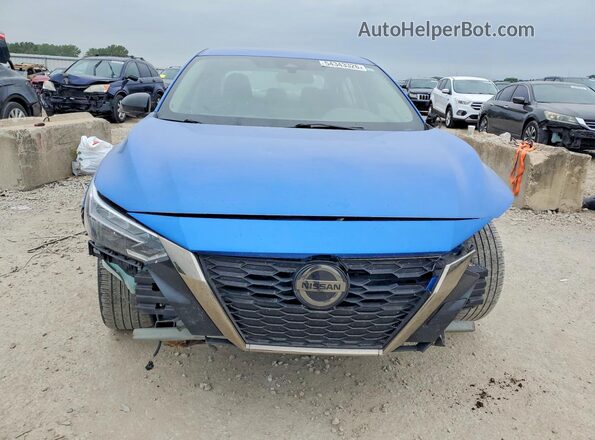 3N1AB8DV0MY281816 2021 NISSAN SENTRA Blue Front view