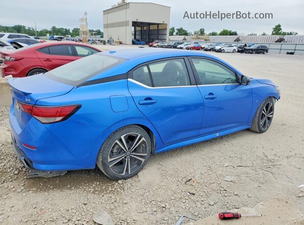 3N1AB8DV0MY281816 2021 NISSAN SENTRA Blue Rear right