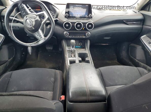 3N1AB8DV0MY281816 2021 NISSAN SENTRA Blue Dashboard view
