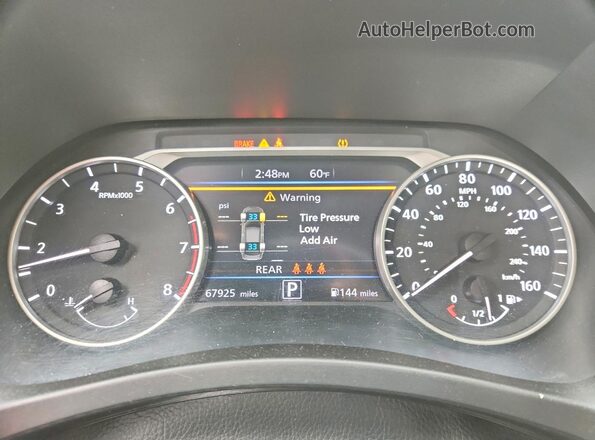 3N1AB8DV0MY285977 2021 NISSAN SENTRA Gray Instrument cluster view