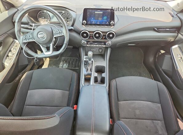 3N1AB8DV0NY319868 2022 NISSAN SENTRA Black წინა პანელის ხედი