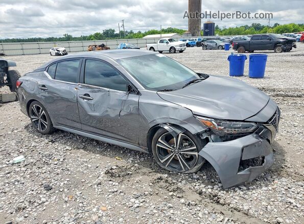 3N1AB8DV0PY319680 2023 NISSAN SENTRA Серебряный Передняя правая четверть