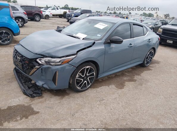 3N1AB8DV0RY326843 2024 NISSAN SENTRA Light Blue Передняя левая четверть