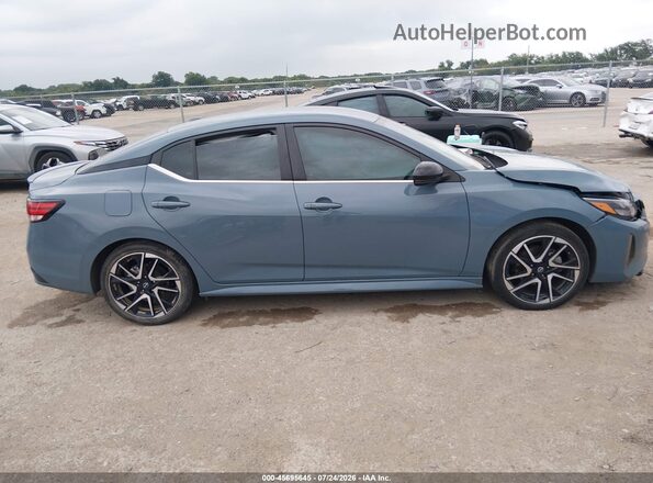 3N1AB8DV0RY326843 2024 NISSAN SENTRA Light Blue Вид задней части салона