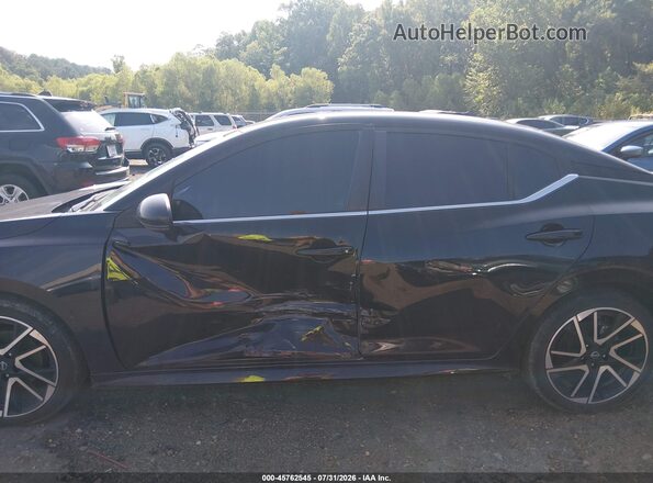 3N1AB8DV0SY293414 2025 NISSAN SENTRA Black Սալոնի 360 աստիճան տեսք