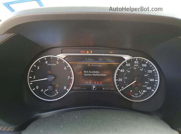 3N1AB8DV1LY211014 2020 NISSAN SENTRA White Սարքավորումների վահանակի տեսք