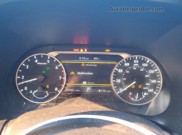 3N1AB8DV1LY289924 2020 NISSAN SENTRA Black Սարքավորումների վահանակի տեսք