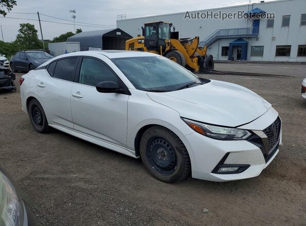 3N1AB8DV1MY212164 2021 NISSAN SENTRA White Delantero derecho