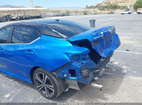 3N1AB8DV1MY216943 2021 NISSAN SENTRA Blue 