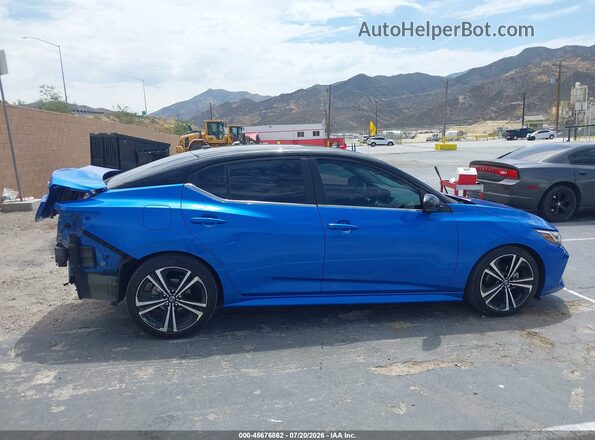 3N1AB8DV1MY216943 2021 NISSAN SENTRA Blue 360 interior view