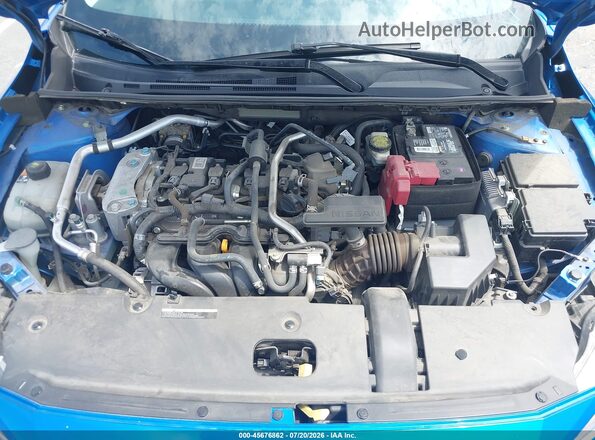 3N1AB8DV1MY216943 2021 NISSAN SENTRA Blue Rear view