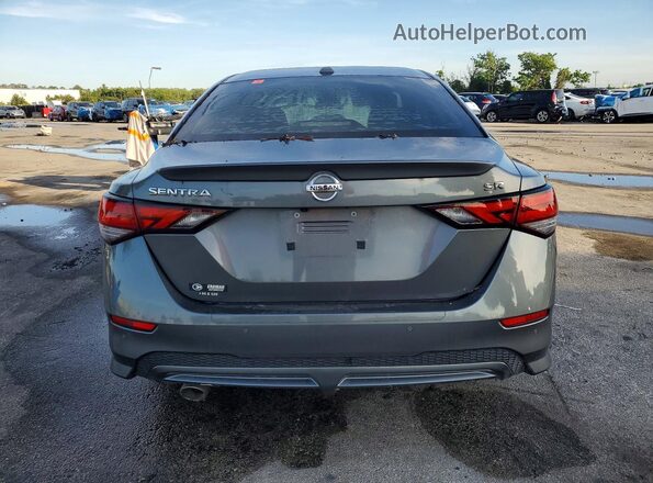 3N1AB8DV1MY267911 2021 NISSAN SENTRA Gray Вид ззаду