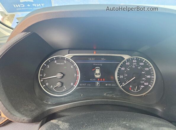 3N1AB8DV1PY222312 2023 NISSAN SENTRA Синий Вид щитка приборов