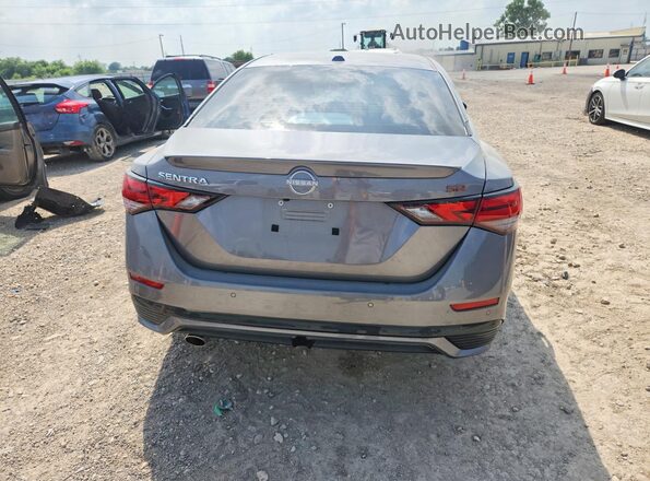 3N1AB8DV1RY335518 2024 NISSAN SENTRA Charcoal Հետևի տեսք