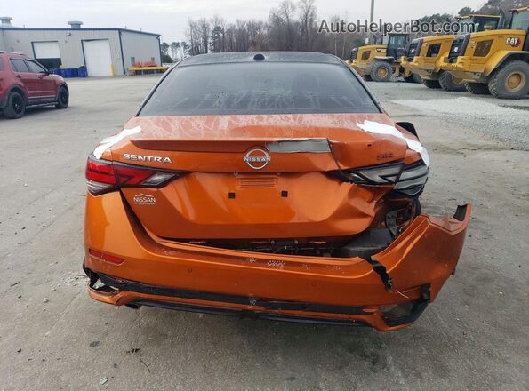 3N1AB8DV1SY226093 2025 NISSAN SENTRA Orange Vista trasera