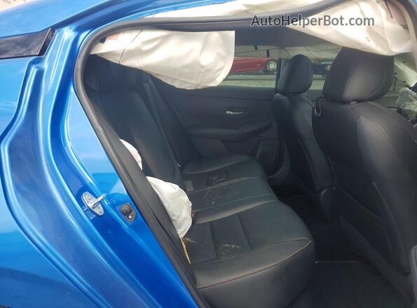 3N1AB8DV2MY209368 2021 NISSAN SENTRA Blue Հետևի նստատեղերի տեսք